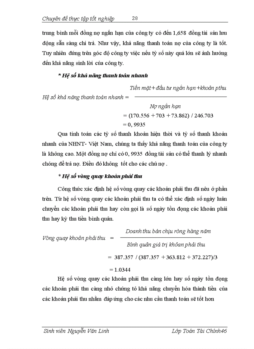 image for page Phân tích báo cáo tài chính Ngân hàng Ngoại thương Việt Nam