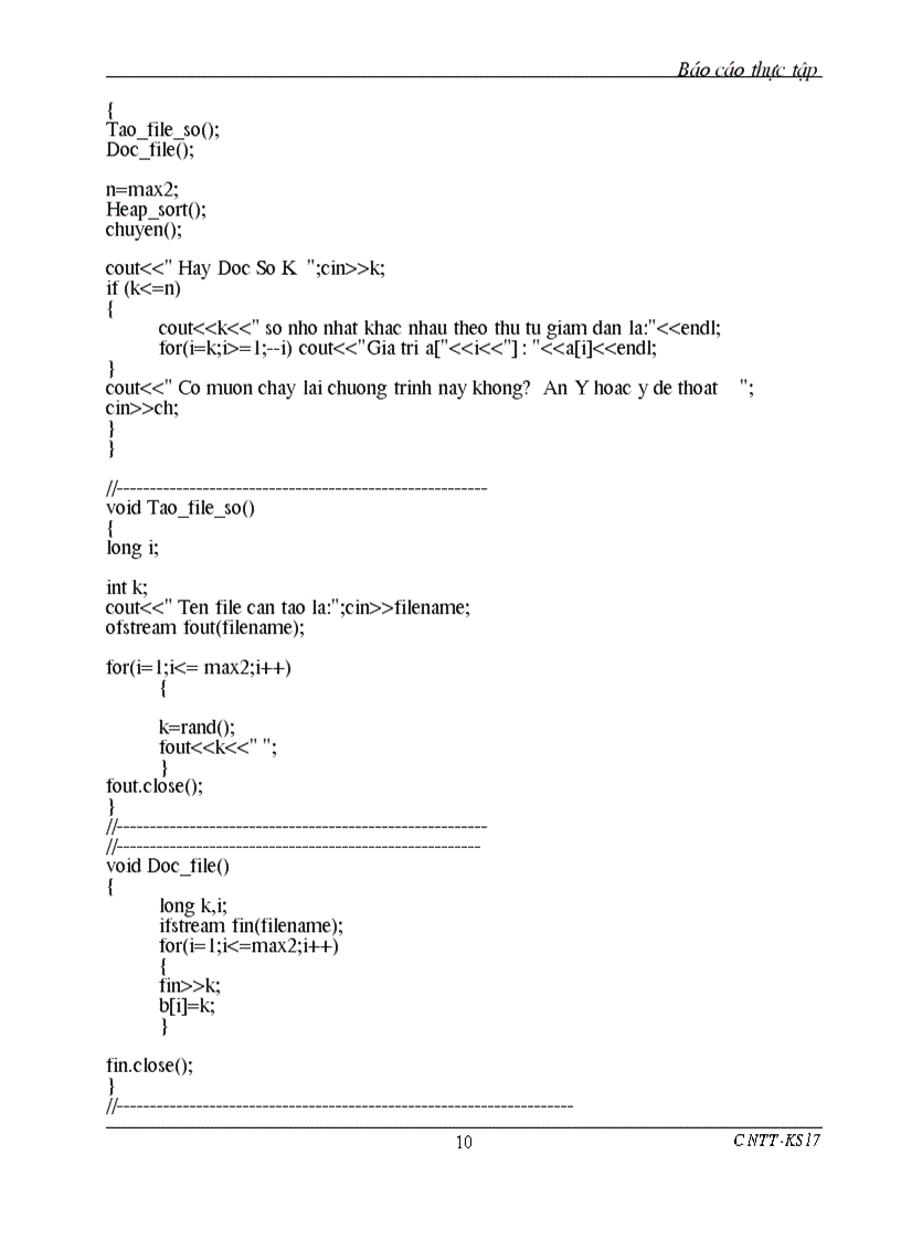 image for page Sắp xếp vung đống Heapsort và 1 số ứng dụng