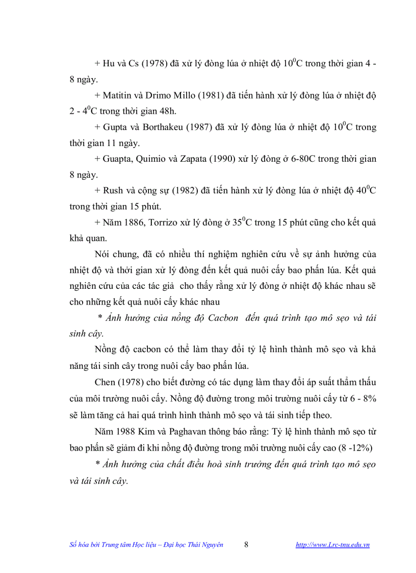 image for page Nghiên cứu tạo vật liệu khởi đầu phục vụ chọn tạo giống bằng kỹ thuật nuôi cấy bao phấn ở cây lúa