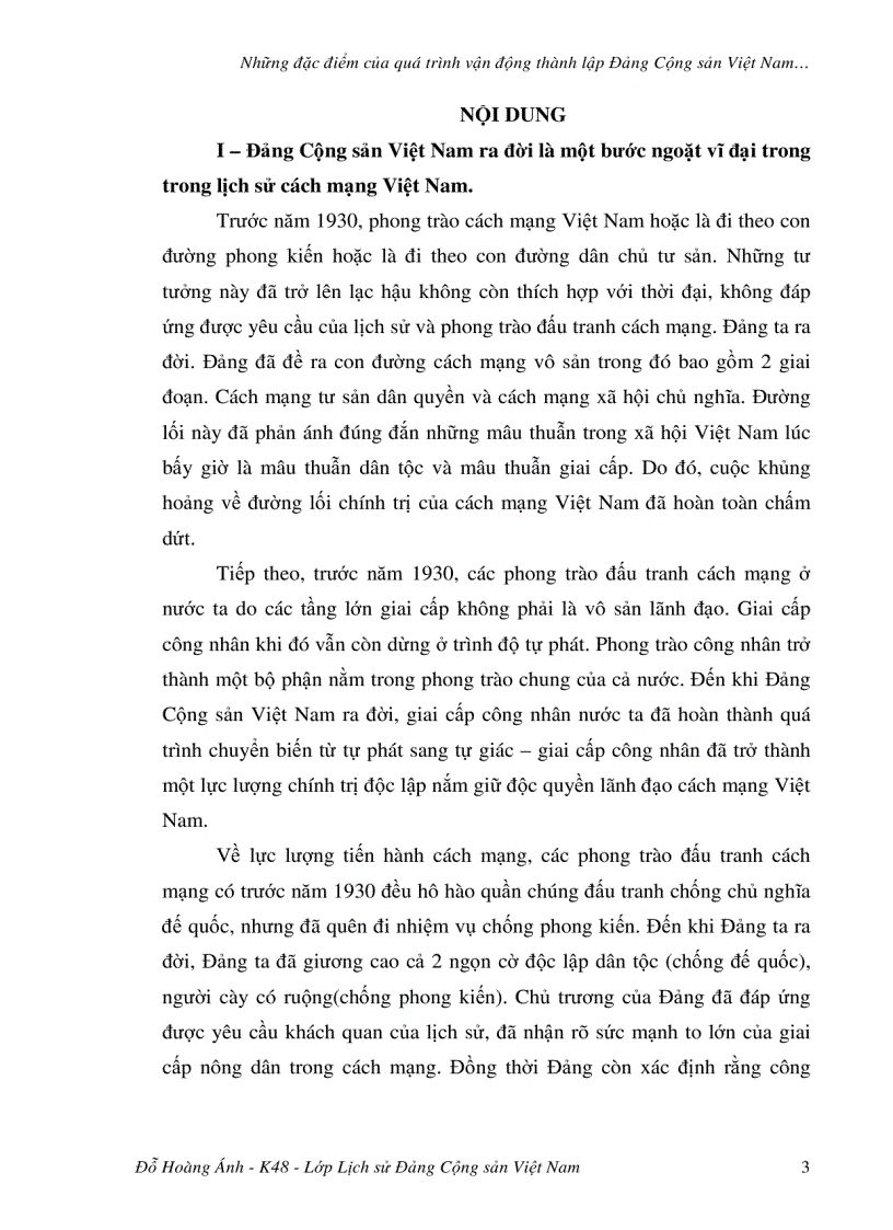 image for page Những đặc điểm của quá trình vận động thành lập Đảng Cộng Sản Việt Nam