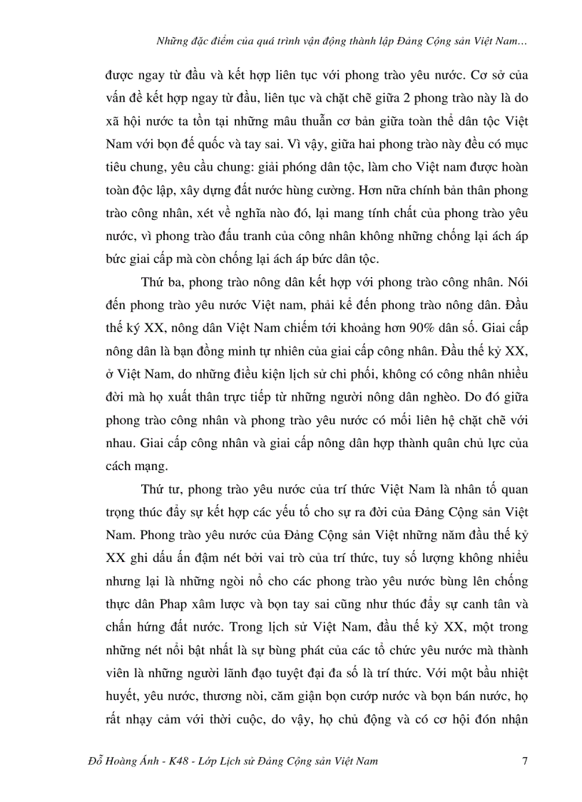 image for page Những đặc điểm của quá trình vận động thành lập Đảng Cộng Sản Việt Nam