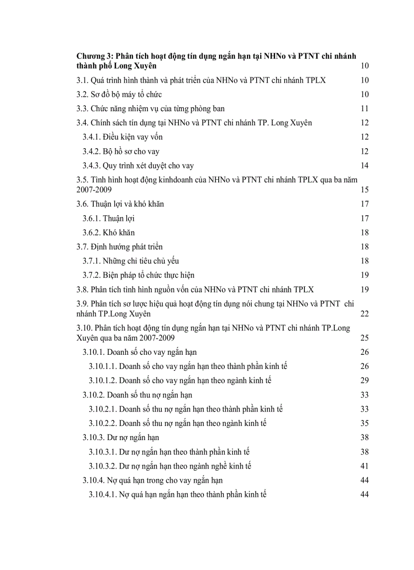 image for page Phân tích hoạt động tín dụng ngắn hạn tại Ngân hàng Nông nghiệp Phát triển Nông thôn chi nhánh thành phố Long Xuyên