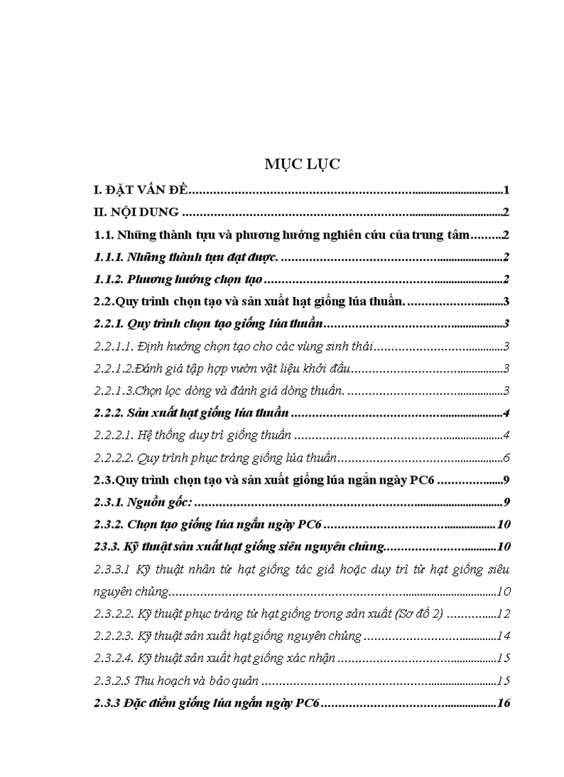 image for page Tìm hiểu hệ thống chọn tạo và sản xuất hạt giống lúa thuần