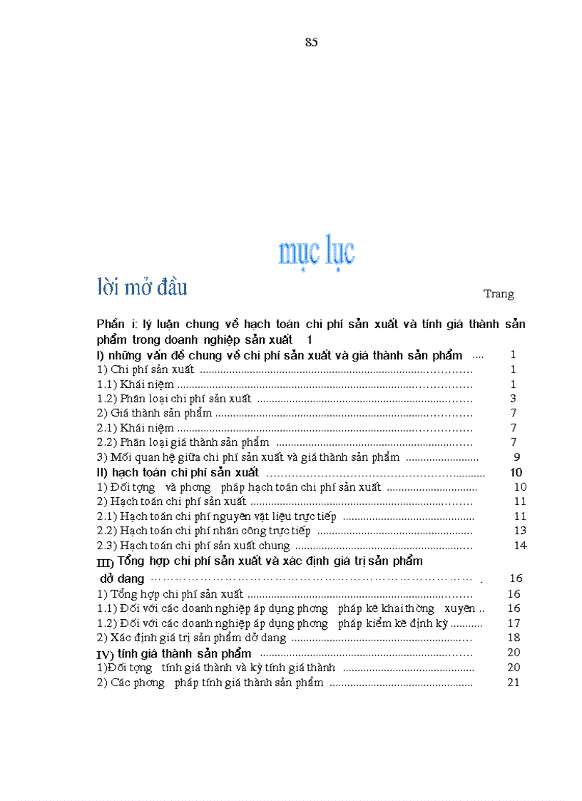 image for page Hoàn thiện công tác kế toán tập hợp chi phí sửa chữa và tính giá thành dịch vụ sửa chữa ở công ty cổ phần vận tải ô tô Nam Định