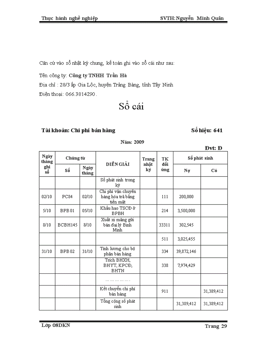 image for page Thực tập Kế toán tiêu thụ