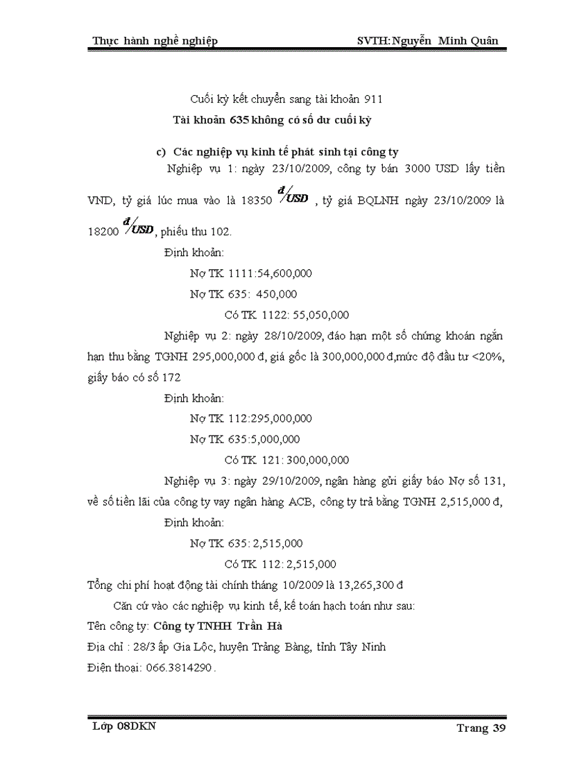 image for page Thực tập Kế toán tiêu thụ