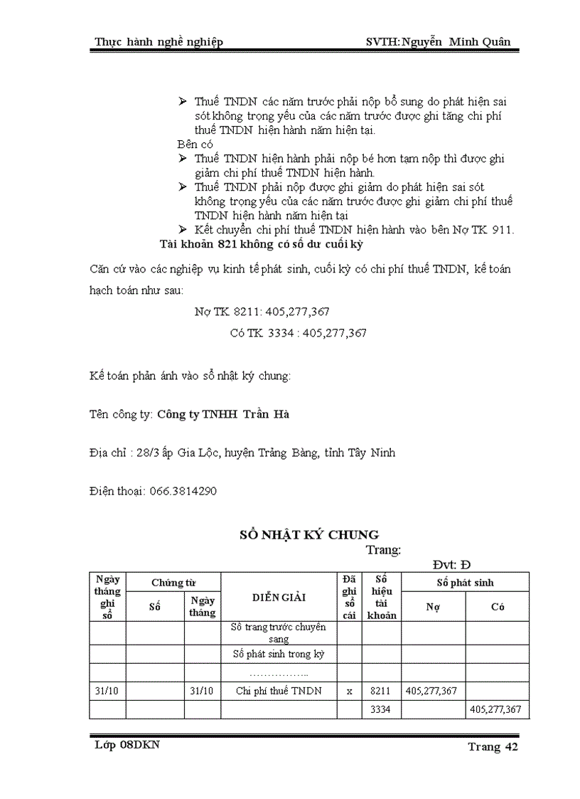 image for page Thực tập Kế toán tiêu thụ
