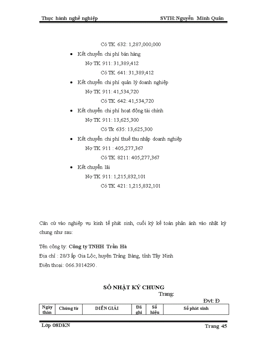 image for page Thực tập Kế toán tiêu thụ