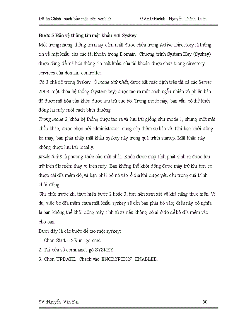 image for page Bảo mật trong window server 2003