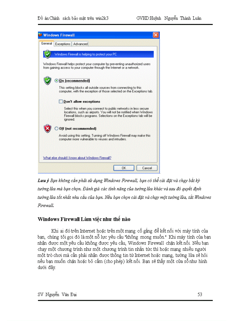 image for page Bảo mật trong window server 2003