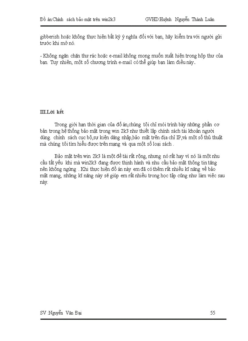 image for page Bảo mật trong window server 2003