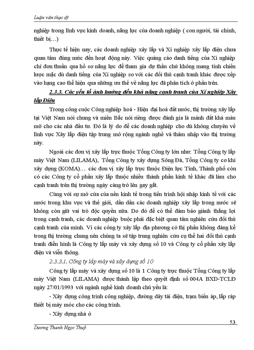 image for page Chiến lược nâng cao khả năng cạnh tranh của Xí nghiệp Xây lắp điện Công ty Điện lực