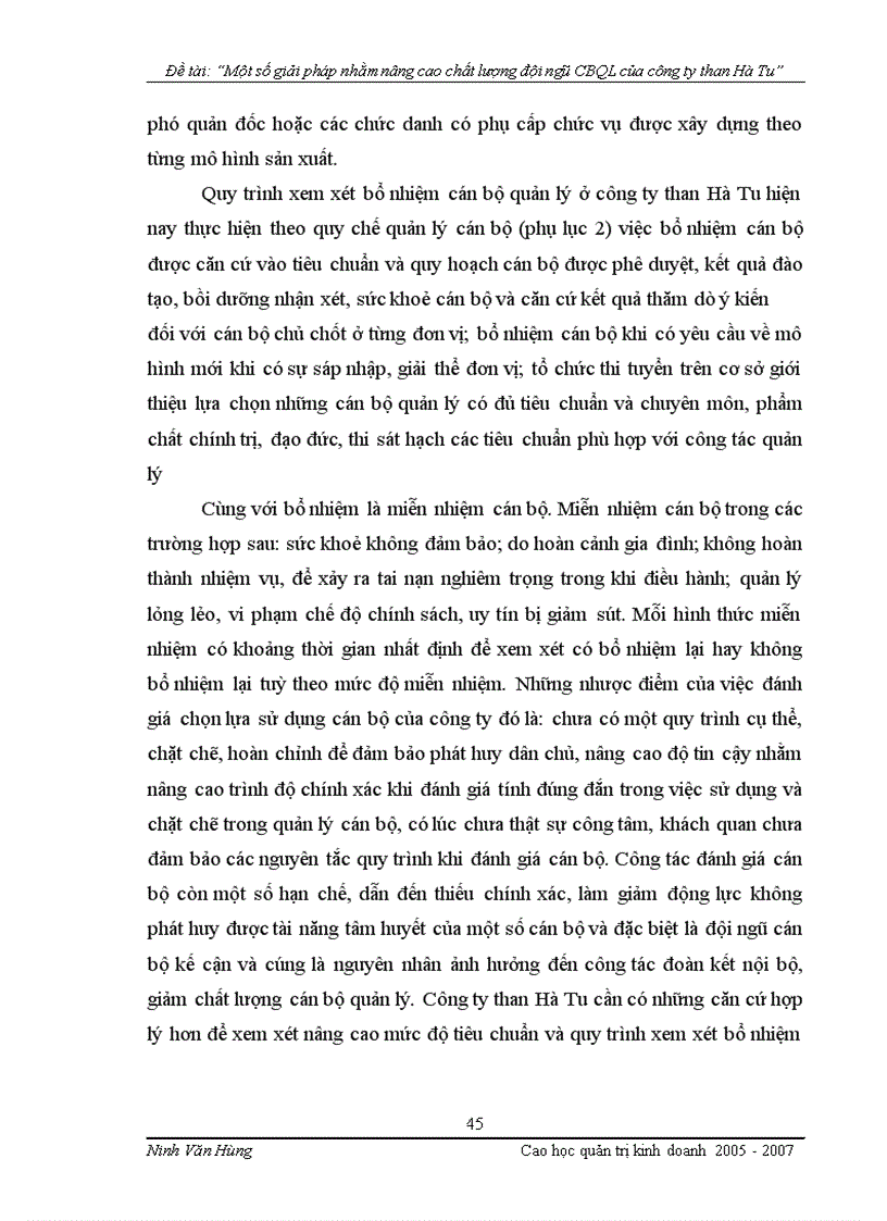 image for page Một số giải pháp nhằm nâng cao chất lượng đội ngũ cán bộ quản lý của công ty than Hà Tu