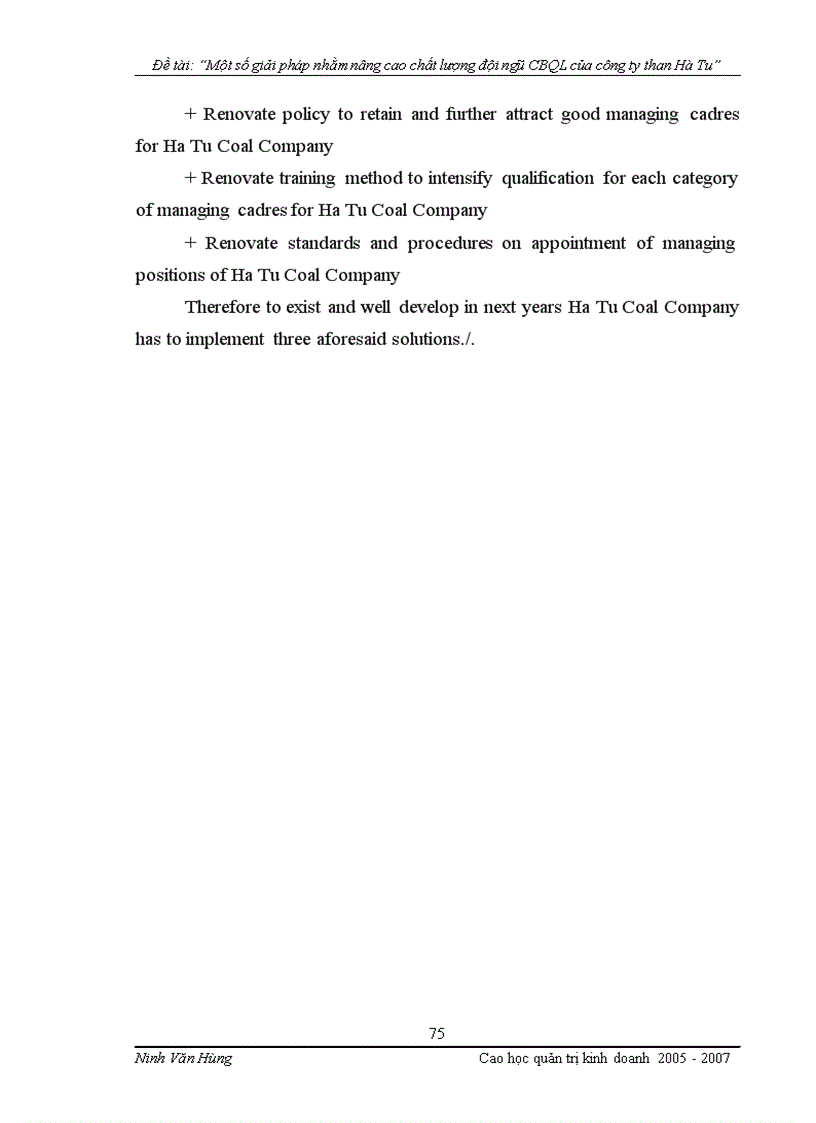 image for page Một số giải pháp nhằm nâng cao chất lượng đội ngũ cán bộ quản lý của công ty than Hà Tu