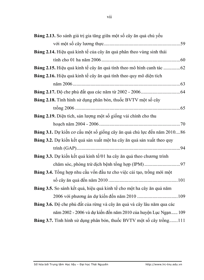 image for page Thực trạng và một số giải pháp nhằm phát triển cây ăn quả theo hướng bền vững trên địa bàn huyện Lục Ngạn tỉnh Bắc Giang