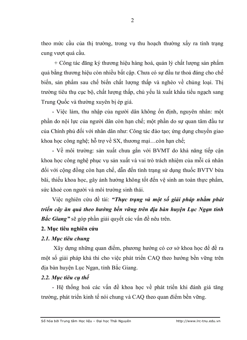 image for page Thực trạng và một số giải pháp nhằm phát triển cây ăn quả theo hướng bền vững trên địa bàn huyện Lục Ngạn tỉnh Bắc Giang