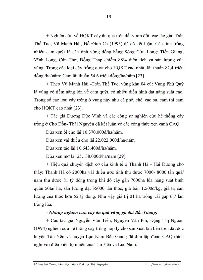 image for page Thực trạng và một số giải pháp nhằm phát triển cây ăn quả theo hướng bền vững trên địa bàn huyện Lục Ngạn tỉnh Bắc Giang