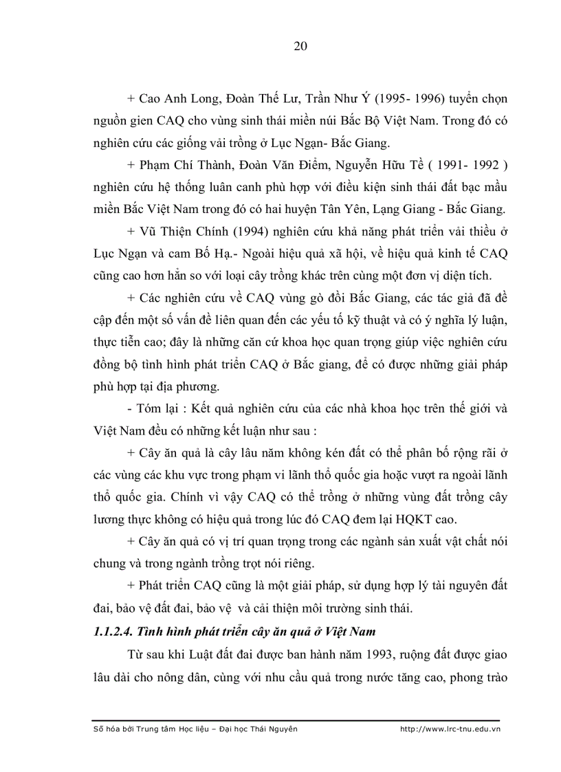 image for page Thực trạng và một số giải pháp nhằm phát triển cây ăn quả theo hướng bền vững trên địa bàn huyện Lục Ngạn tỉnh Bắc Giang