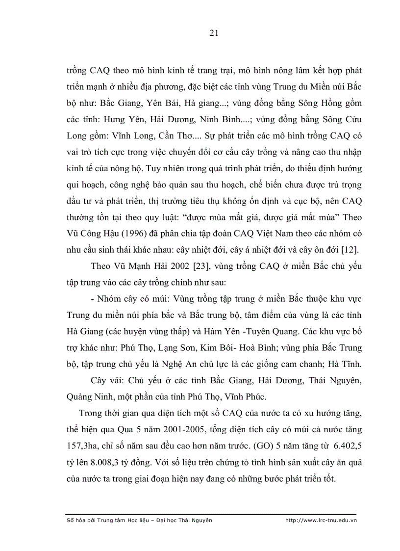 image for page Thực trạng và một số giải pháp nhằm phát triển cây ăn quả theo hướng bền vững trên địa bàn huyện Lục Ngạn tỉnh Bắc Giang