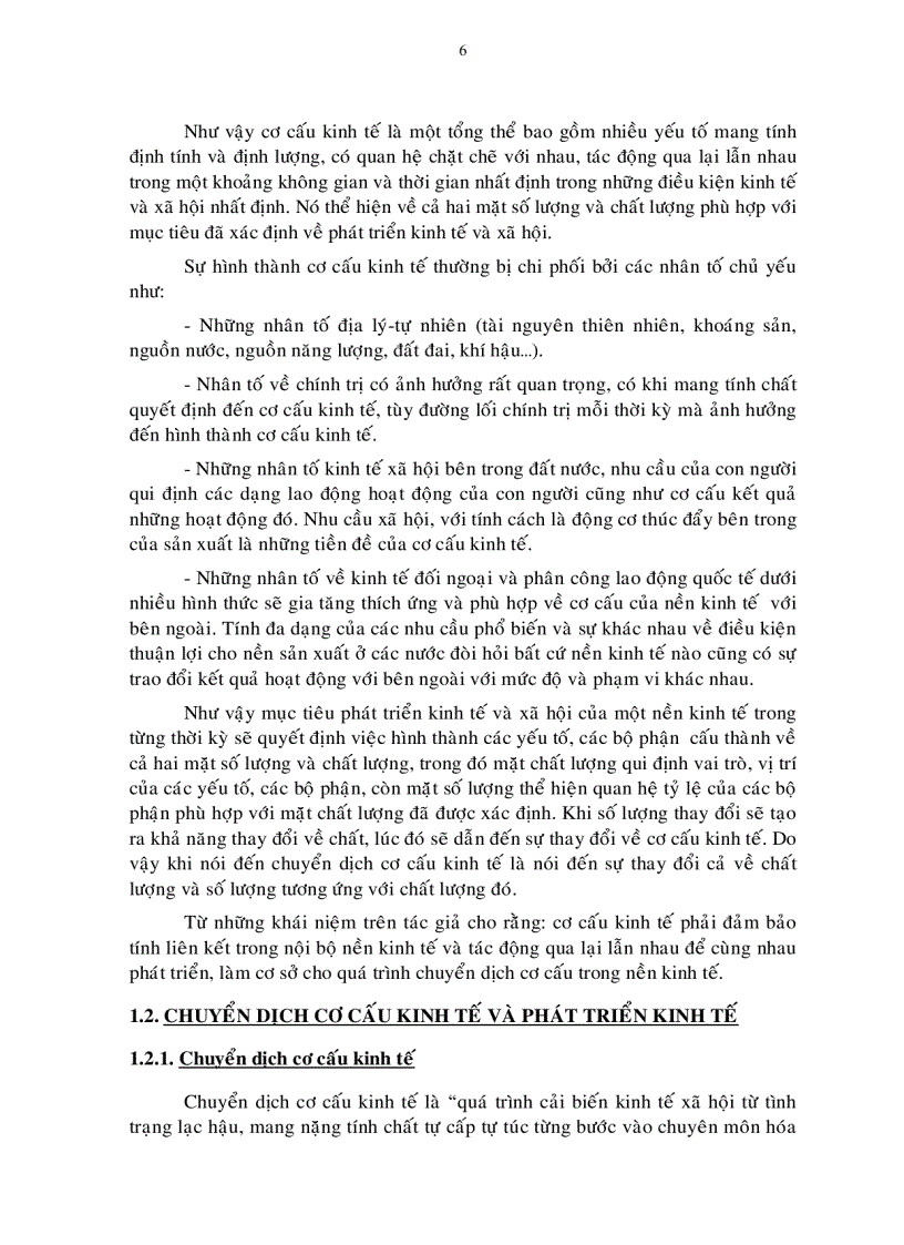 image for page Luận án tiến sỹ Phương pháp chuyển dịch cơ cấu kinh tế ngành tỉnh Trà Vinh đến năm 2015