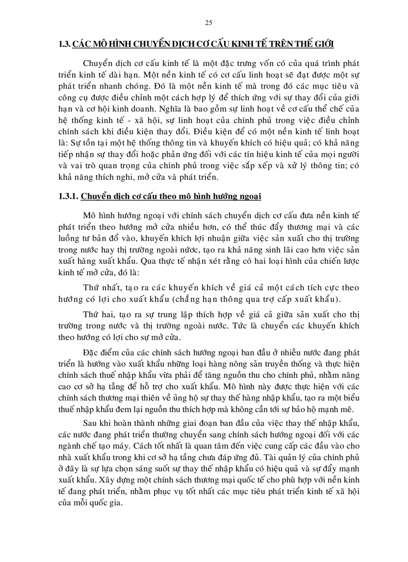 image for page Luận án tiến sỹ Phương pháp chuyển dịch cơ cấu kinh tế ngành tỉnh Trà Vinh đến năm 2015