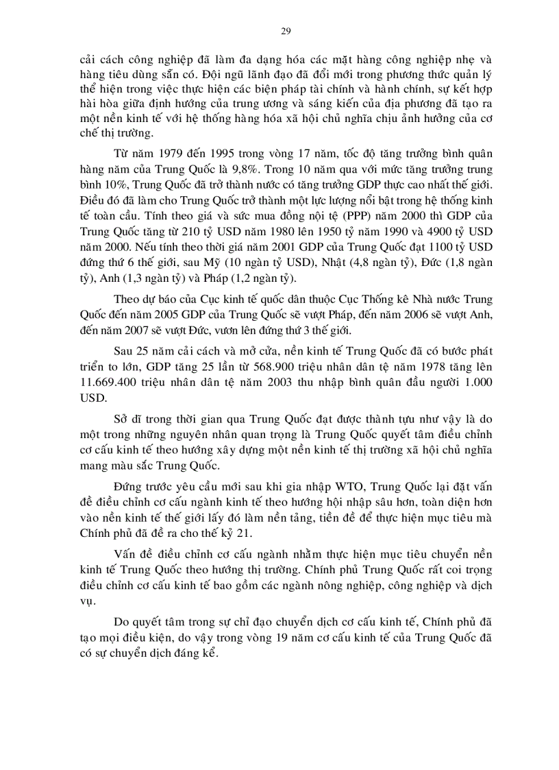 image for page Luận án tiến sỹ Phương pháp chuyển dịch cơ cấu kinh tế ngành tỉnh Trà Vinh đến năm 2015