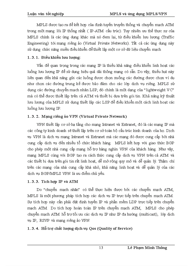 image for page MPLS và ứng dụng MPLS VPN