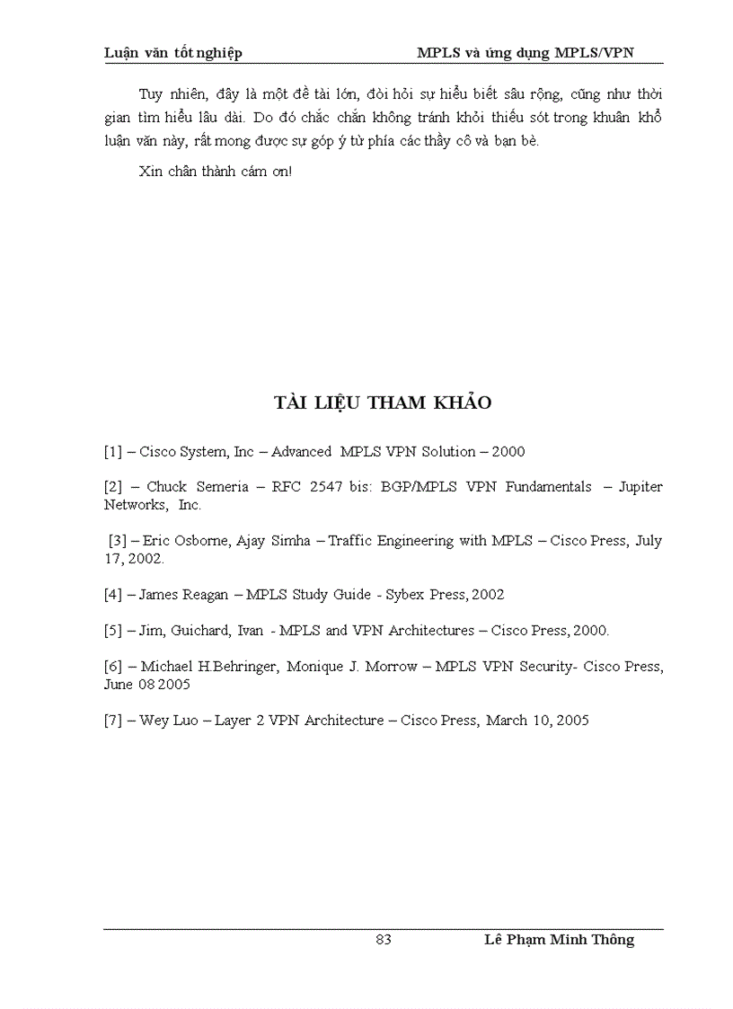 image for page MPLS và ứng dụng MPLS VPN