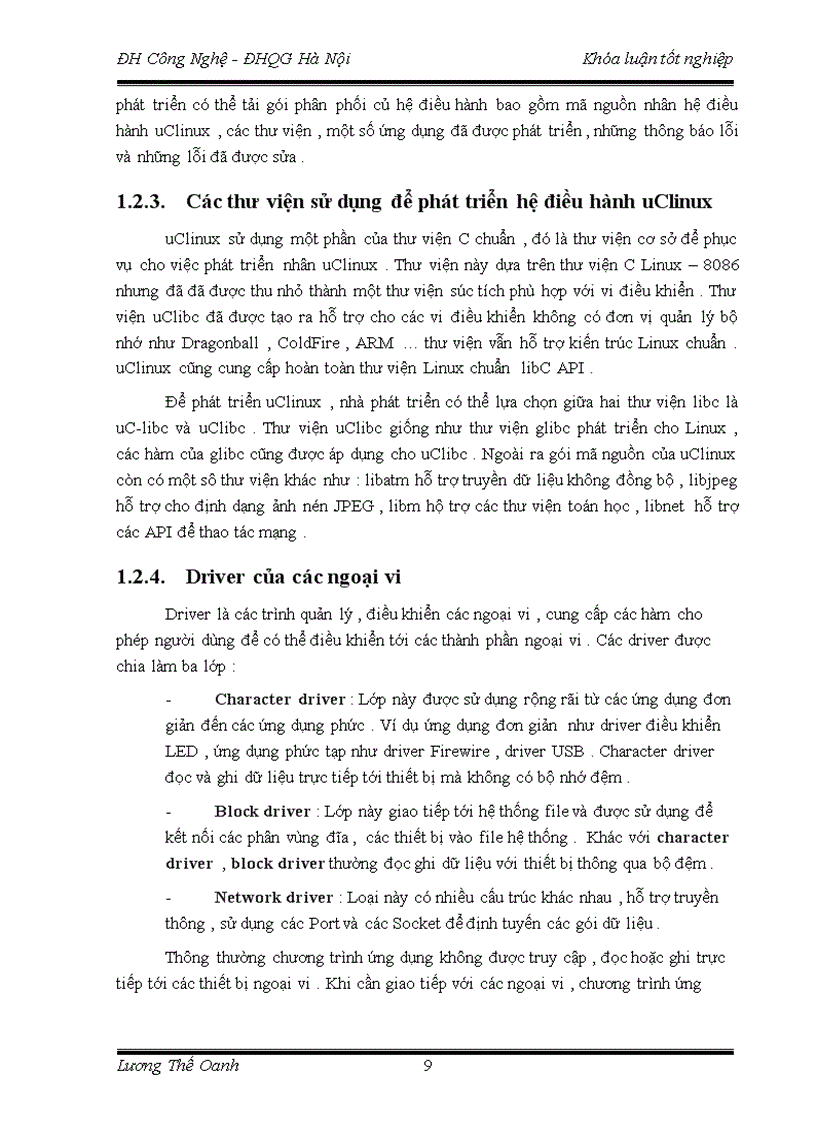 image for page Ứng dụng hệ điều hành mã nguồn mở uClinux