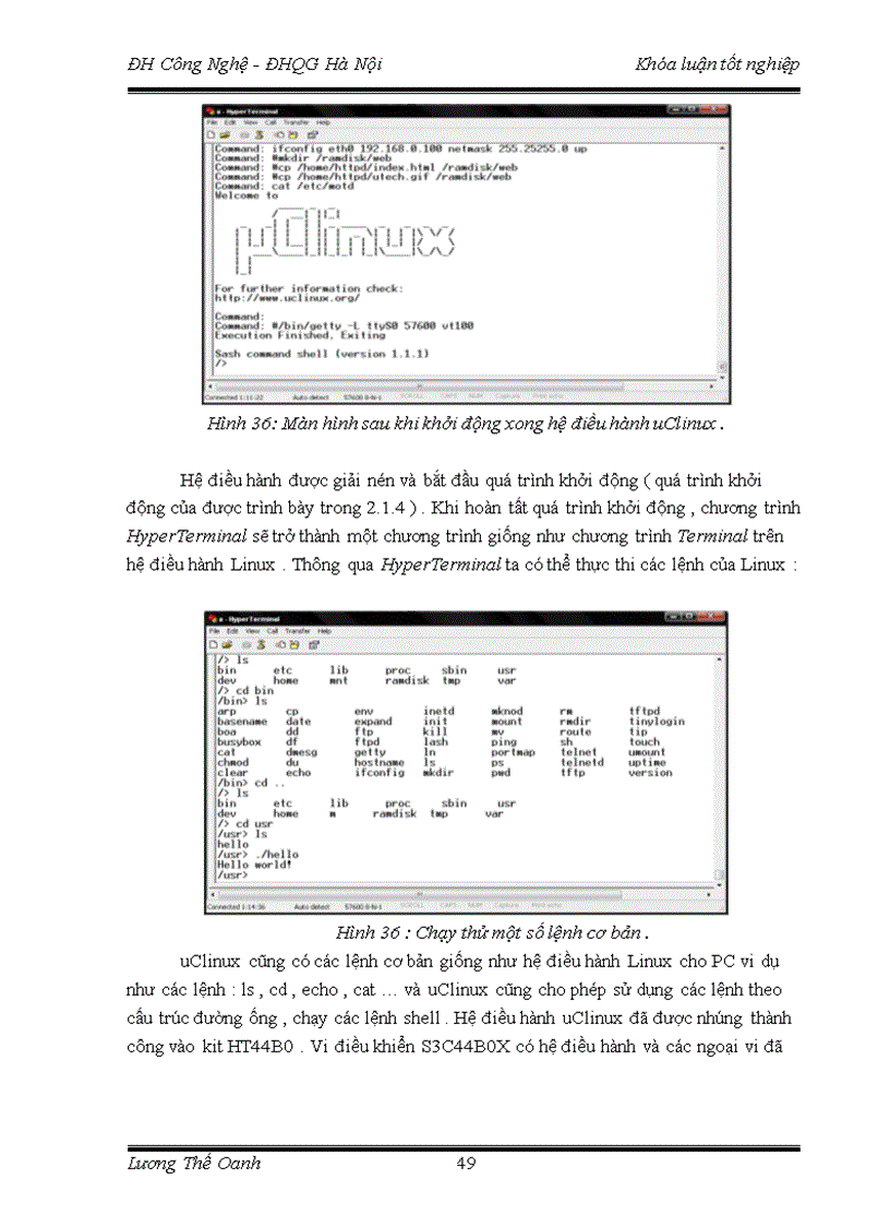 image for page Ứng dụng hệ điều hành mã nguồn mở uClinux