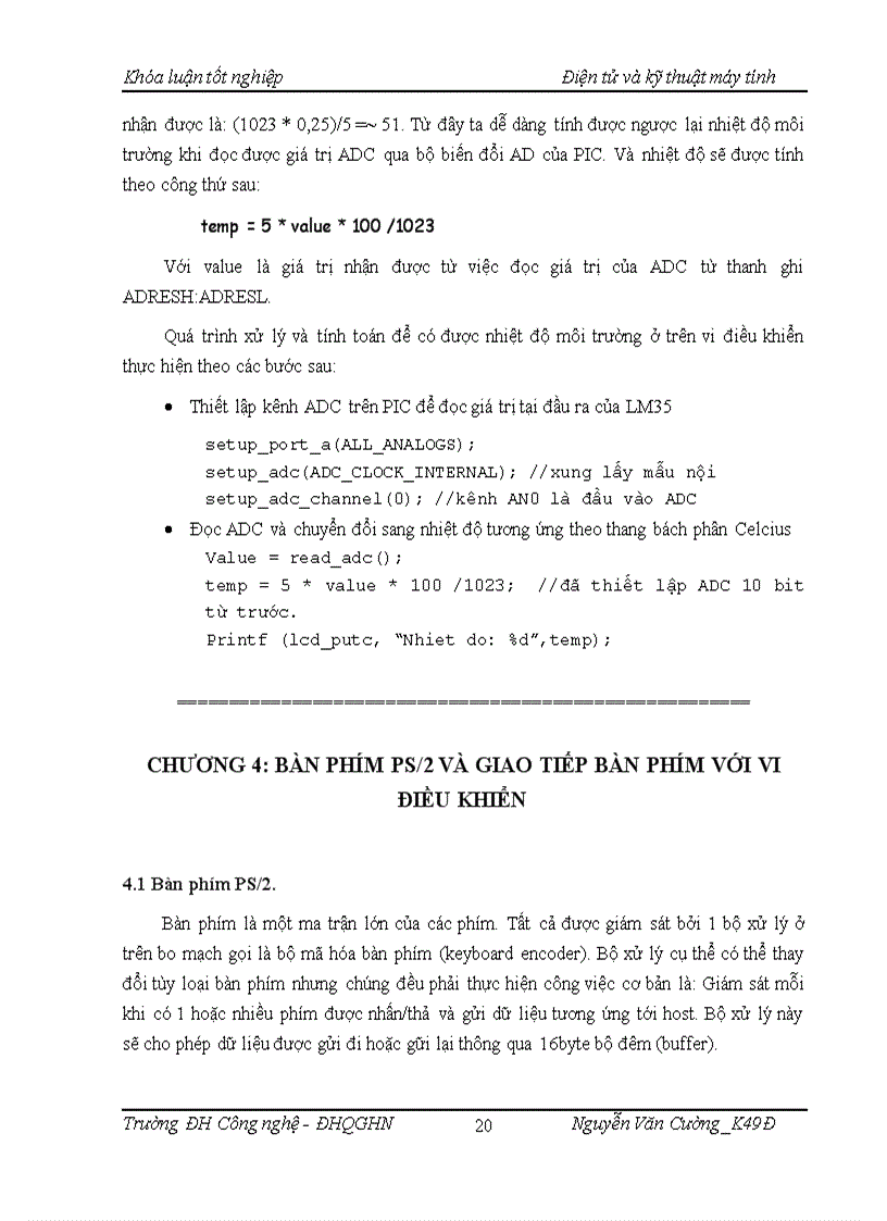 image for page Thu thập dữ liệu nhiệt độ môi trường trên cở sở dùng vi điều khiển PIC18F458