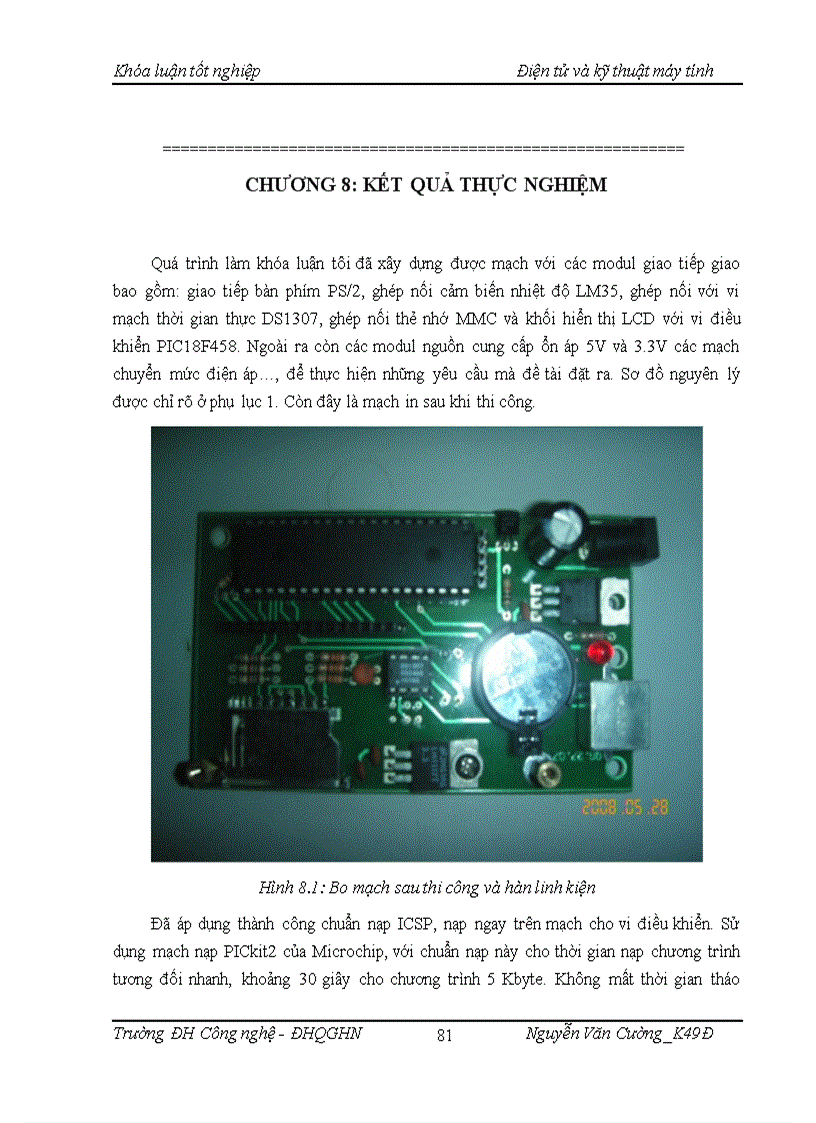 image for page Thu thập dữ liệu nhiệt độ môi trường trên cở sở dùng vi điều khiển PIC18F458