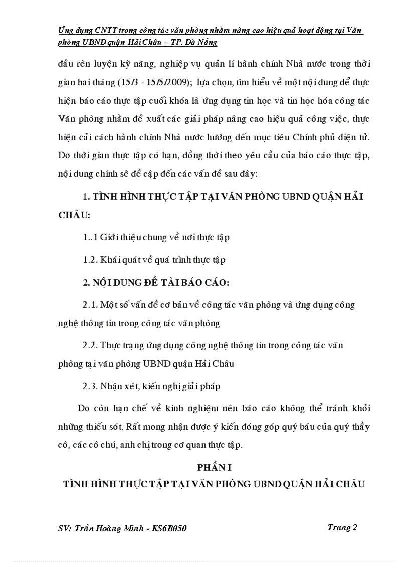 image for page Ứng dụng CNTT trong công tác văn phòng nhằm nâng cao hiệu quả hoạt động tại Văn phòng UBND quận Hải Châu TP Đà Nẵng