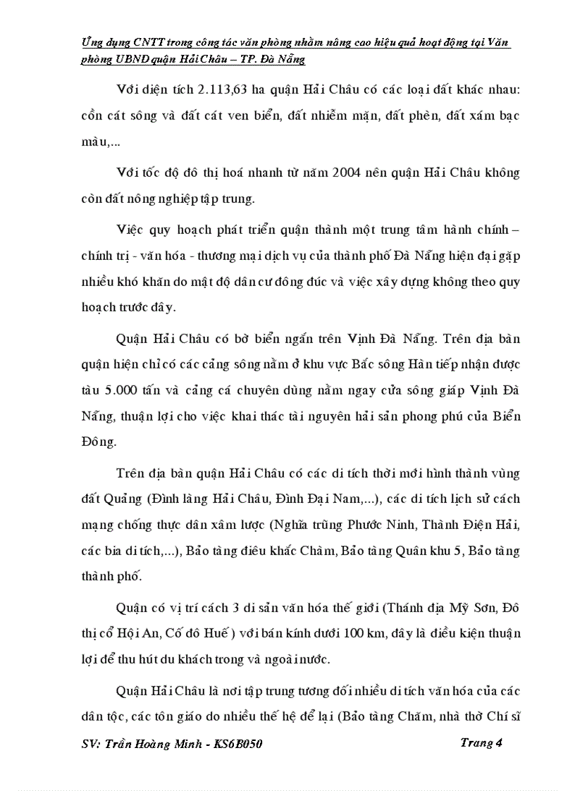 image for page Ứng dụng CNTT trong công tác văn phòng nhằm nâng cao hiệu quả hoạt động tại Văn phòng UBND quận Hải Châu TP Đà Nẵng