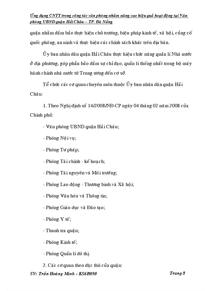 image for page Ứng dụng CNTT trong công tác văn phòng nhằm nâng cao hiệu quả hoạt động tại Văn phòng UBND quận Hải Châu TP Đà Nẵng