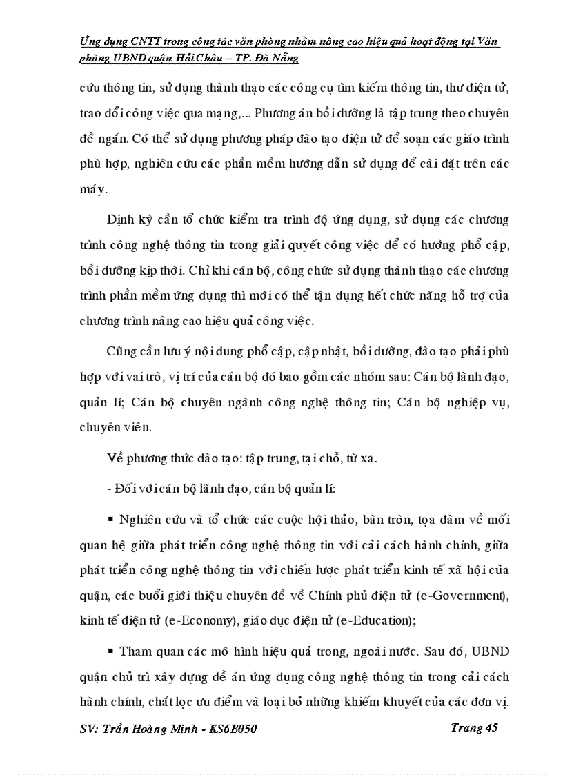 image for page Ứng dụng CNTT trong công tác văn phòng nhằm nâng cao hiệu quả hoạt động tại Văn phòng UBND quận Hải Châu TP Đà Nẵng