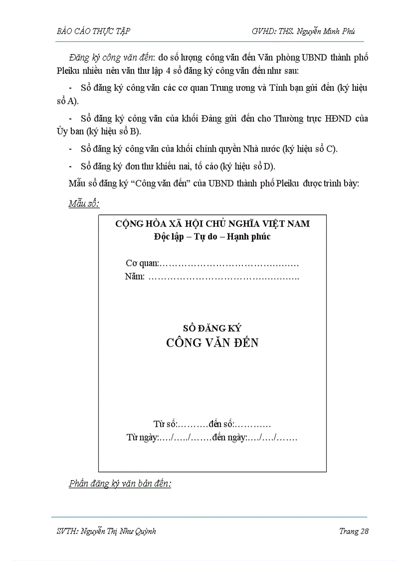 image for page Soạn thảo và quản lý văn bản tại Văn phòng UBND thành phố Pleiku