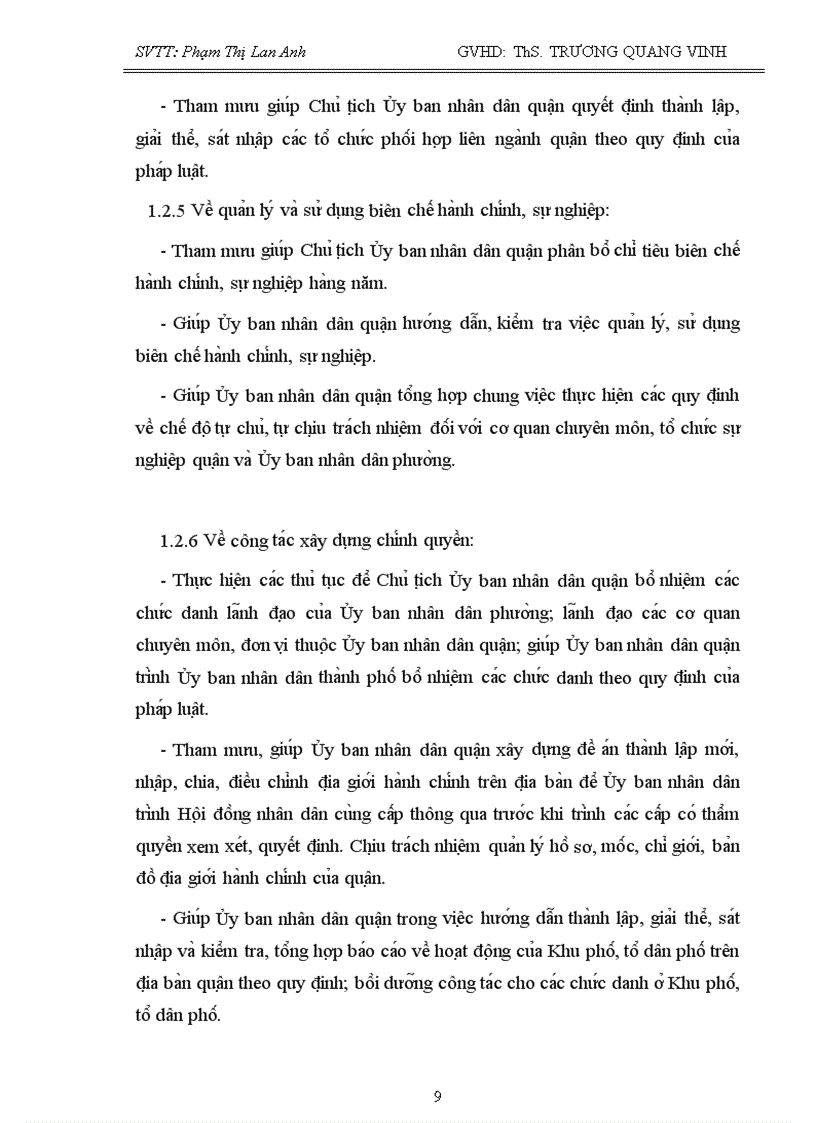 image for page Công tác đào tạo bồi dưỡng cán bộ công chức tại quận Gò Vấp Tp HCM