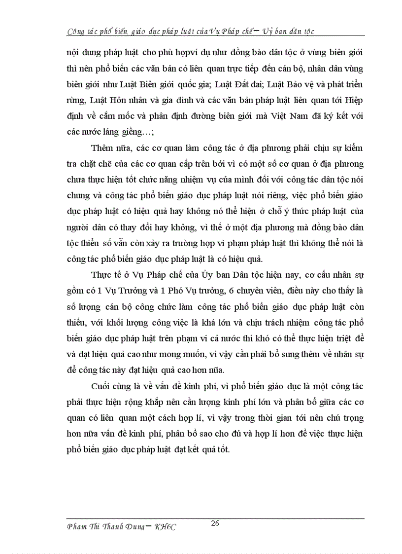 image for page Công tác phổ biến giáo dục pháp luật của vụ pháp chế ủy ban dân tộc