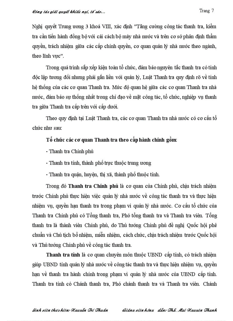 image for page Công tác giải quyết khiếu nại tố cáo tại Thanh tra huyện Châu Đức tỉnh Bà Rịa Vũng Tàu