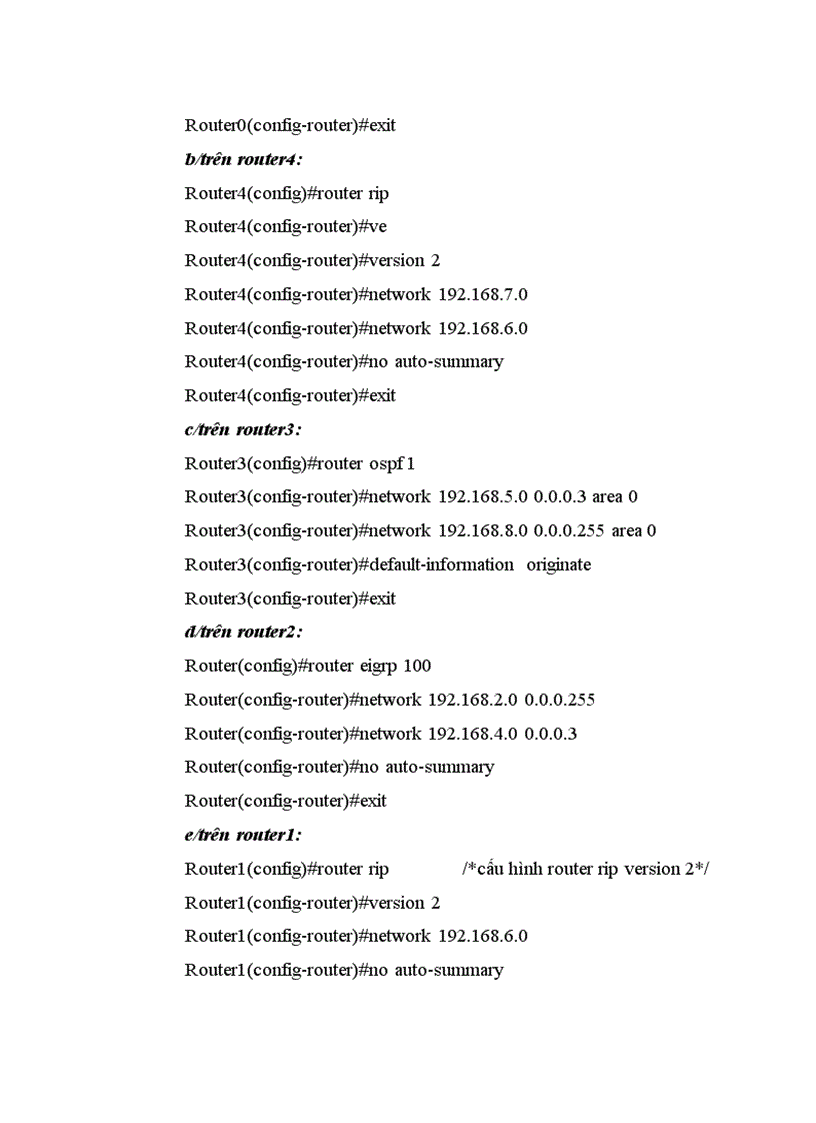 image for page Nghiên cứu các giao thức định tuyến RIP EIGRP OSPF và cấu hình