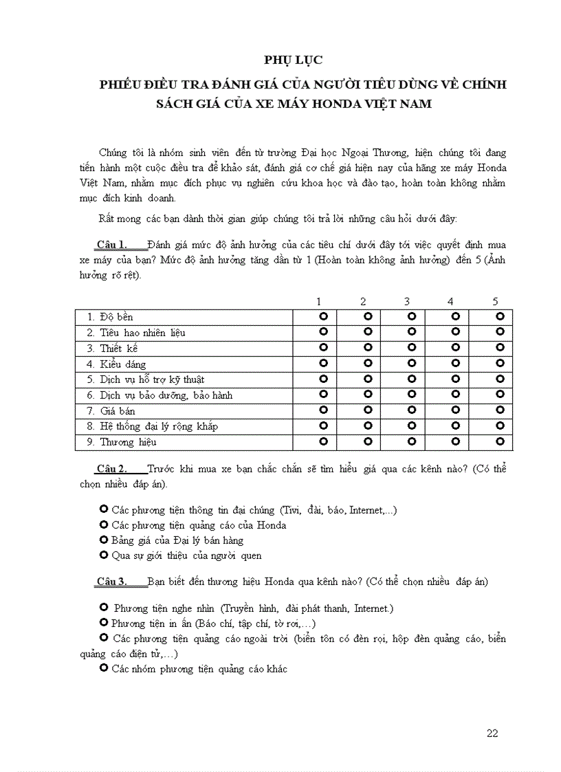 image for page Nhận định về chính sách giá của xe máy Honda Việt Nam