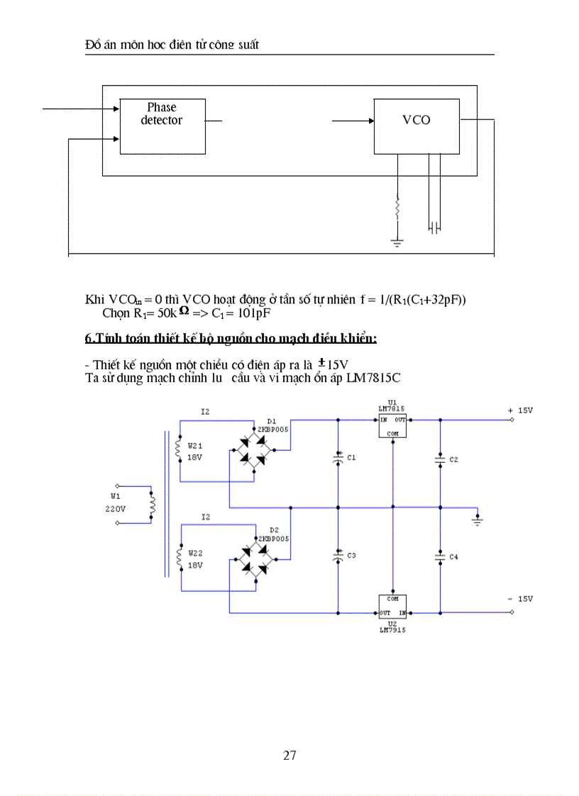 image for page Thiết kế phần nghịch lưu của bộ nguồn cho lò tôi thép