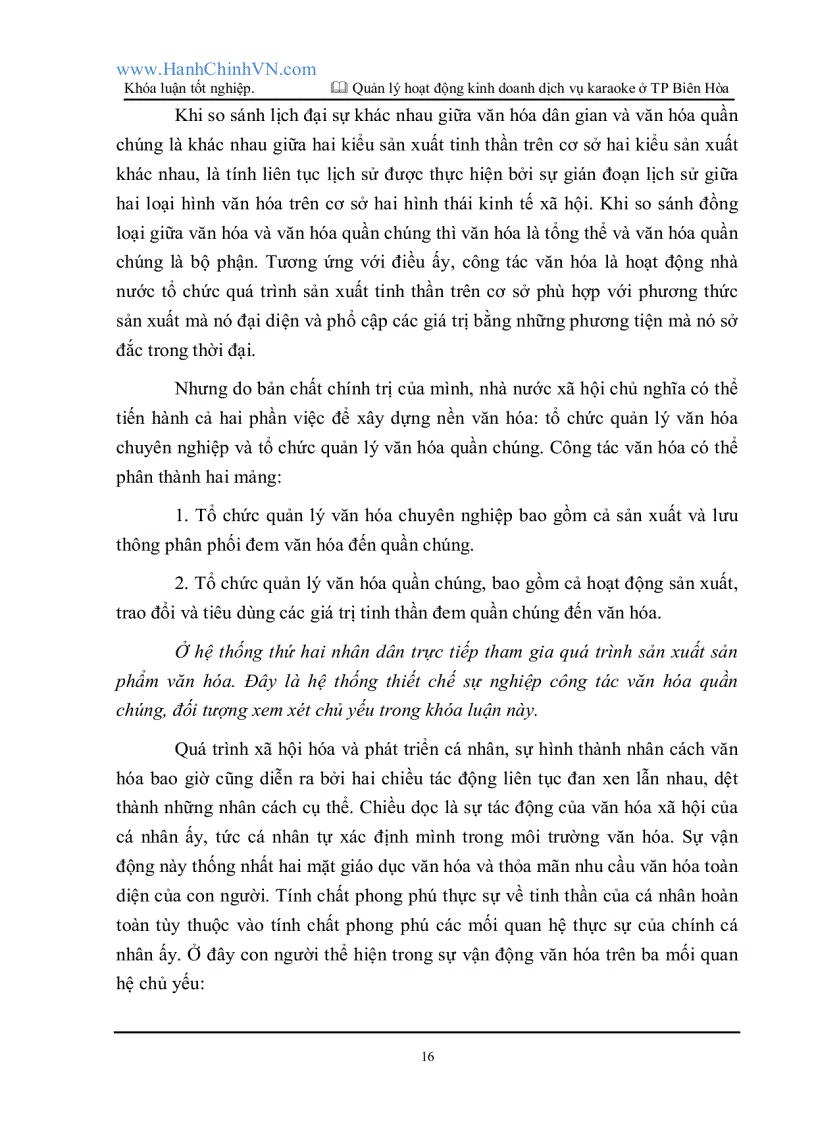 image for page Quản lý Nhà nước đối với hoạt động kinh doanh dịch vụ karaoke tại thành phố Biên Hòa Đồng Nai