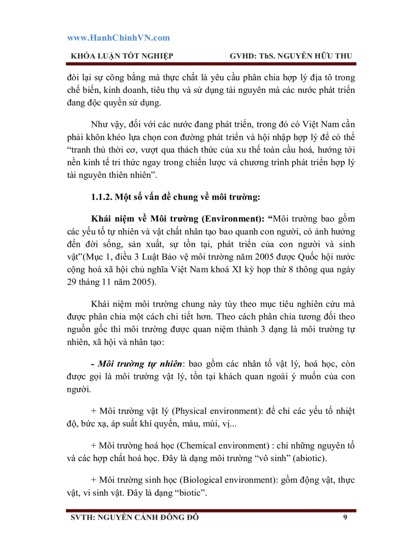 image for page Quản lý nhà nước về tài nguyên và môi trường Thực trạng và Giải pháp nghiên cứu tại huyện Đăk Mil tỉnh Đăk Nông