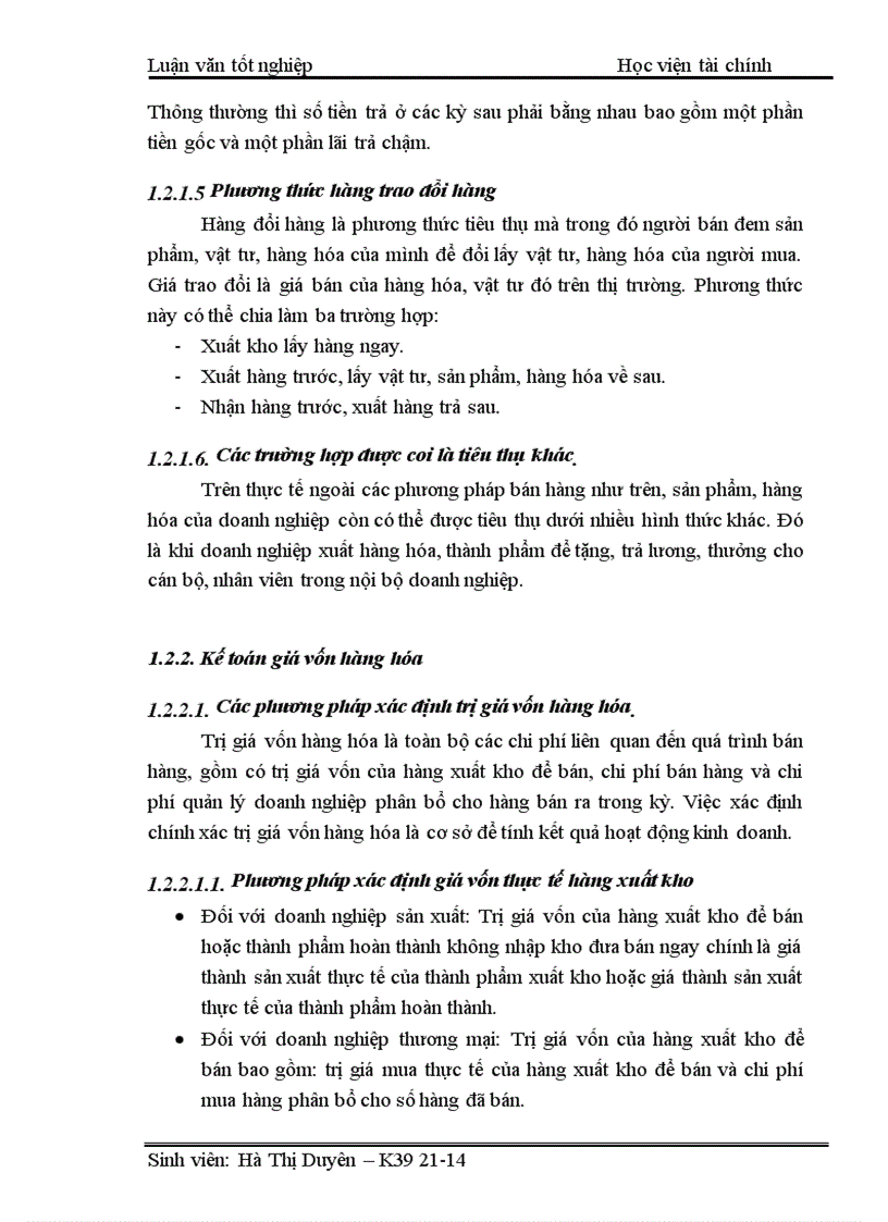 image for page Một số ý kiến nhằm hoàn thiện công tác kế toán bán hàng và xác định kết quả bán hàng ở công ty Thương mại Thuốc lá