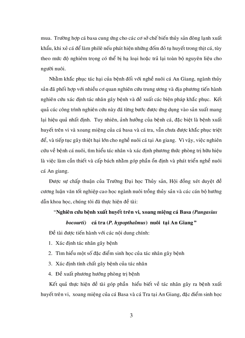 image for page Nghiên Cứu Bệnh Xuất Huyết Trên Vi Xoang Miệng Cá Basa Pangasius Bocourti Nuôi Bè Tại An Giang