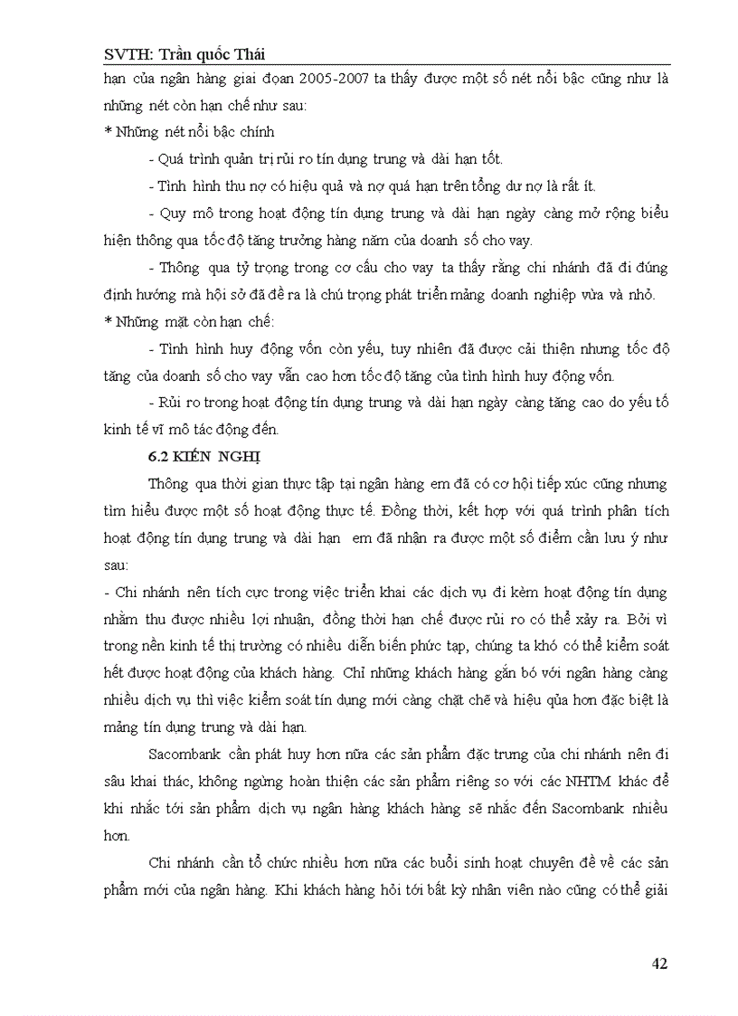 image for page Phân tích hoạt động tín dụng trung và dài hạn của Ngân hàng Sacombank chi nhánh Cần Thơ