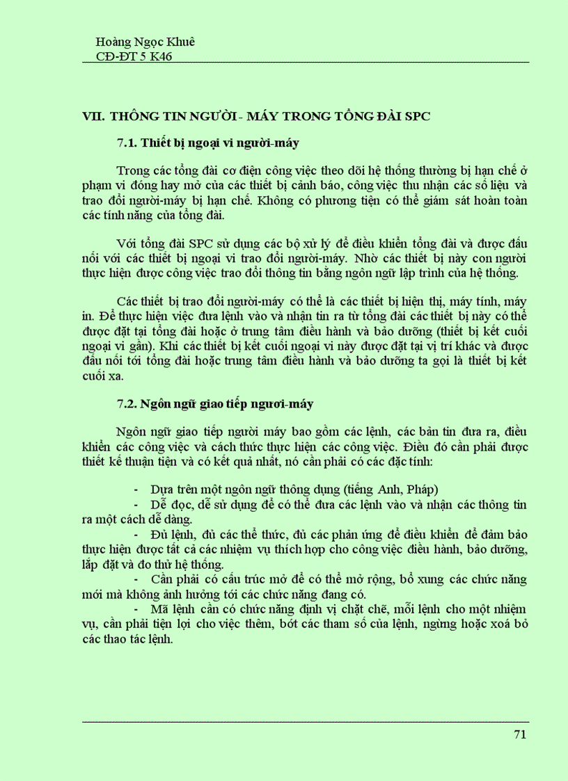 image for page Kỹ thuật chuyển mạch và tổng đài điện tử SPC