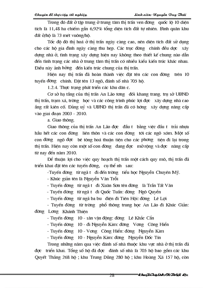 image for page Quy hoạch sử dụng đất thị trấn An Lão huyện An Lão thành phố Hải Phòng giai đoạn 2003 2010